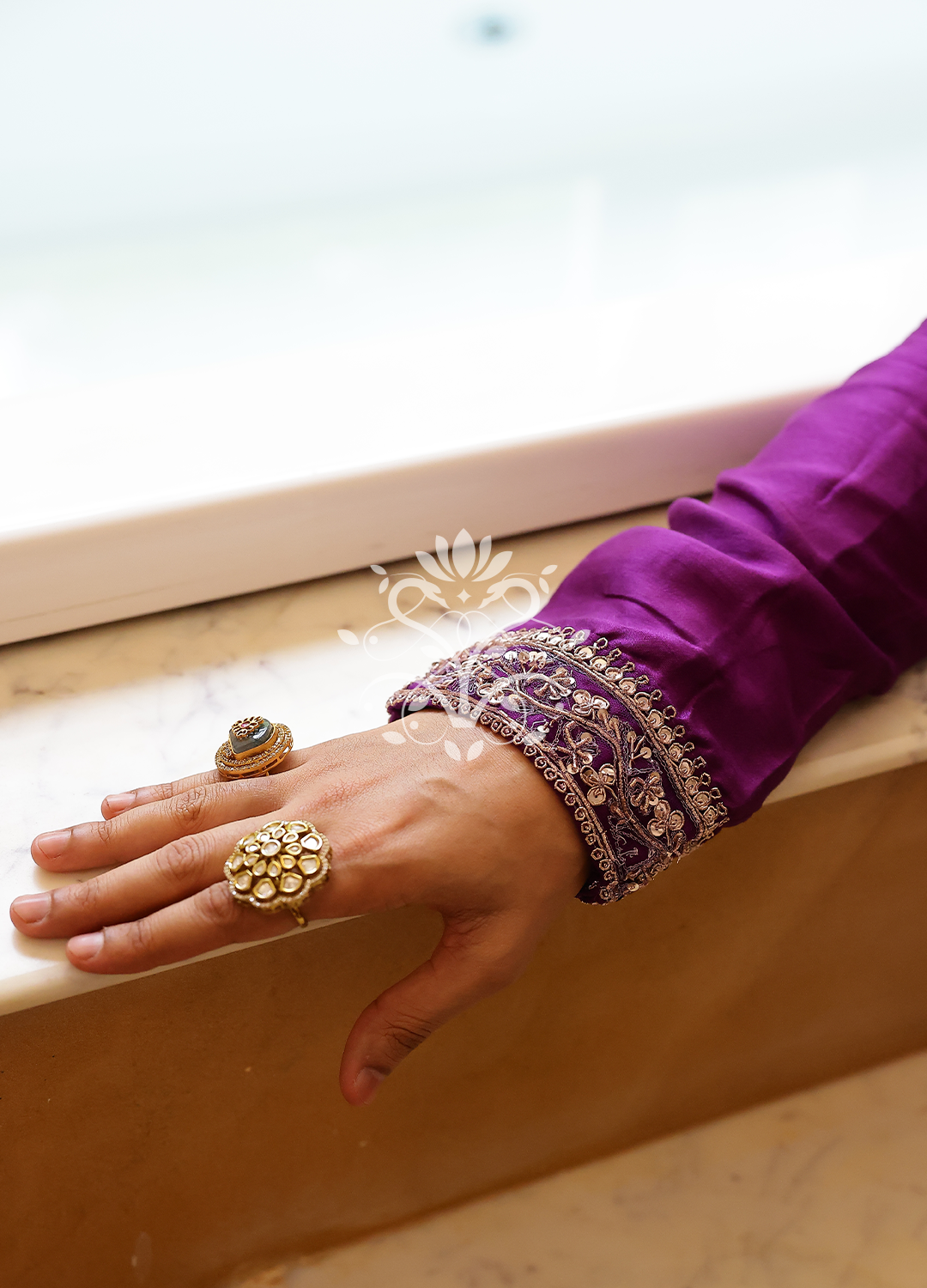 Drape yourself in royalty.