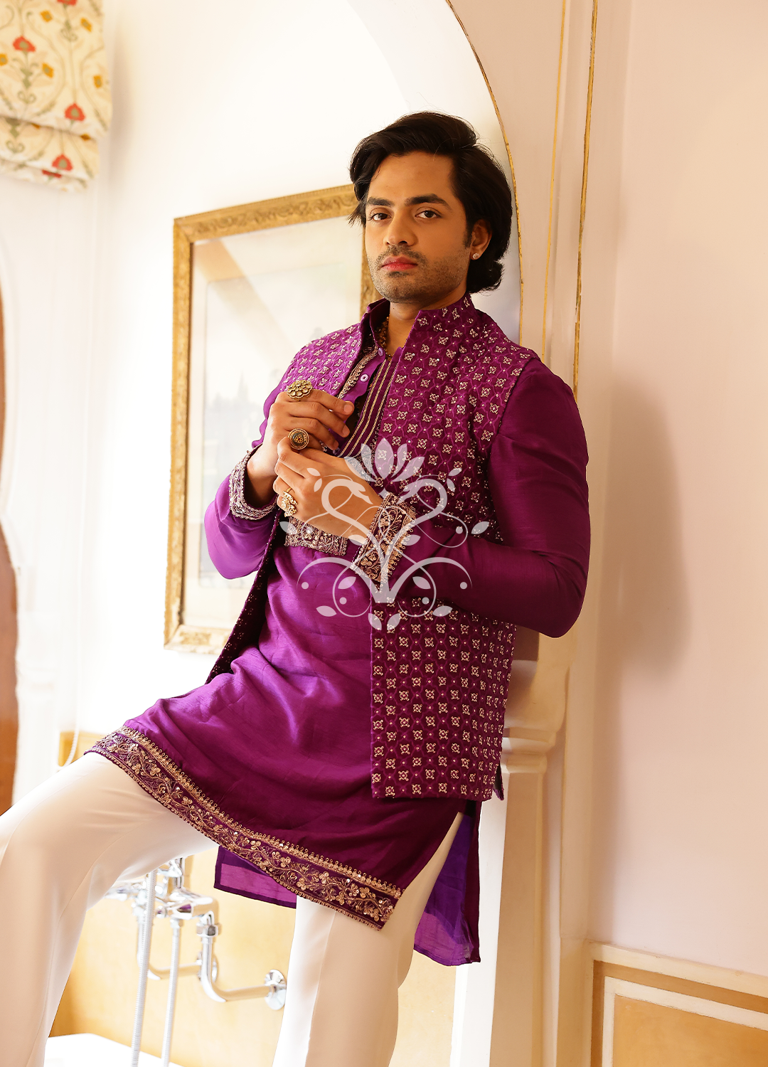 Drape yourself in royalty.