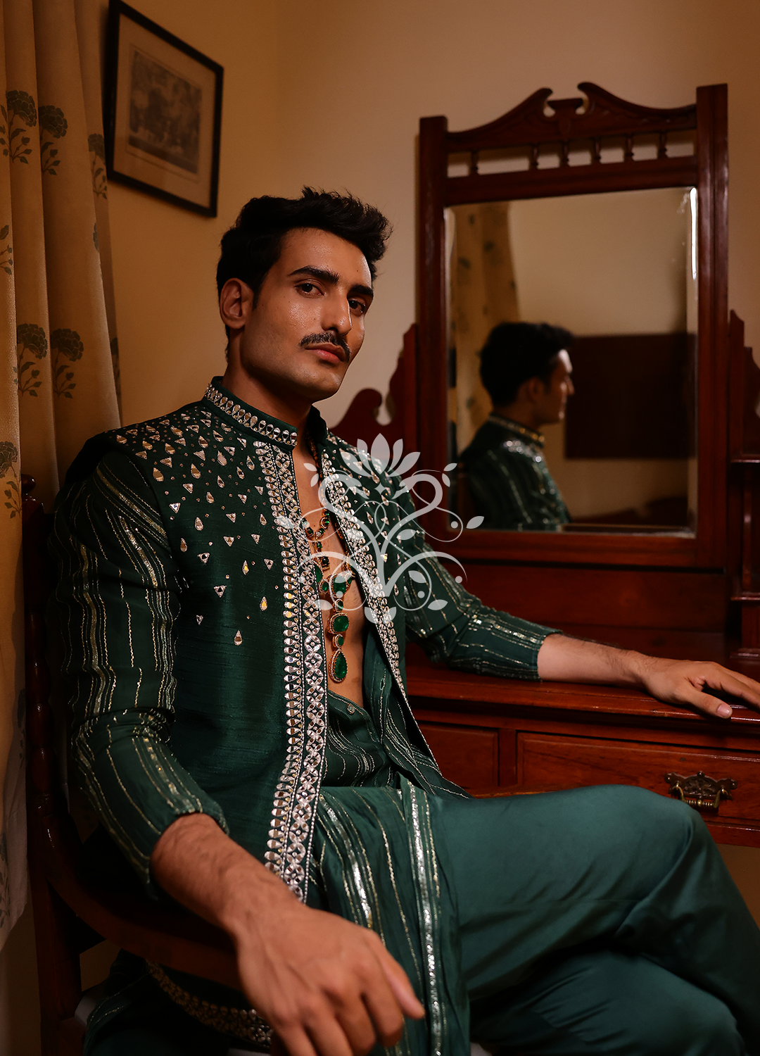 Mirror of grace. Reflection of royalty.